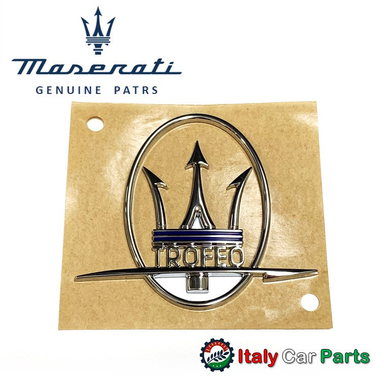 トロフェオ エンブレム 左右セット マセラティ 純正 レヴァンテ ギブリ クアトロポルテ Maserati Levante Ghibli サイド ピラー