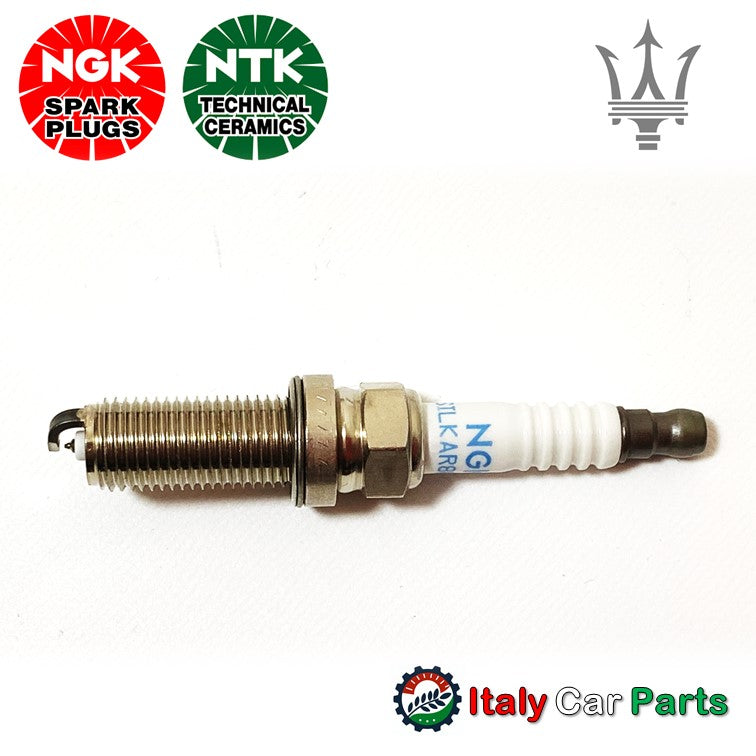 マセラティ スパークプラグ 8本セット クアトロポルテ ギブリ レヴァンテ V8 3.8L 純正 OEM NGK Maserati Quattroporte Levante Ghibli