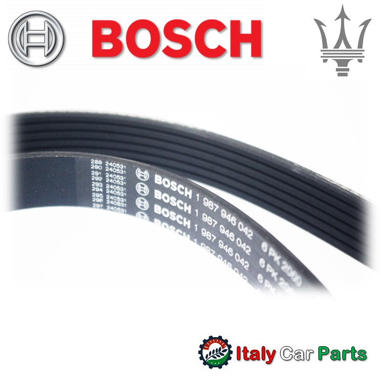 ファンベルト ドライブベルト マセラティ ギブリ クアトロポルテ レヴァンテ A/C パワステ Bosch Maserati M156 M157 M161