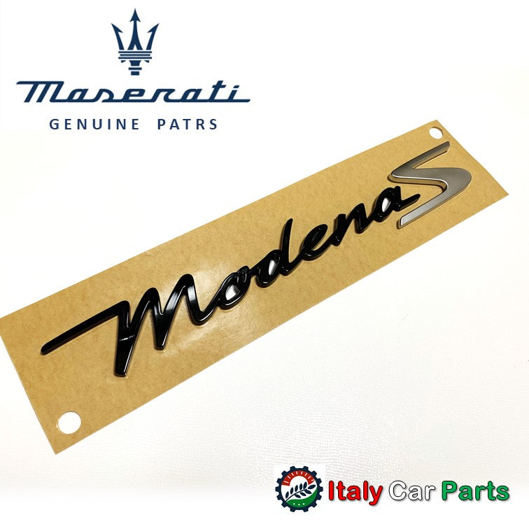 Modena S サイド エンブレム 2個セット マセラティ 純正 Maserati レヴァンテ ギブリ クアトロポルテ グレカーレ Levante