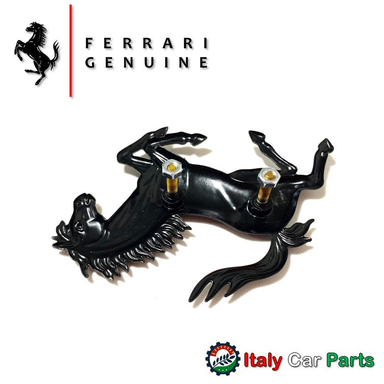599 GTO リア エンブレム フェラーリ 純正 Ferrari マットブラック カバリーノランパンテ