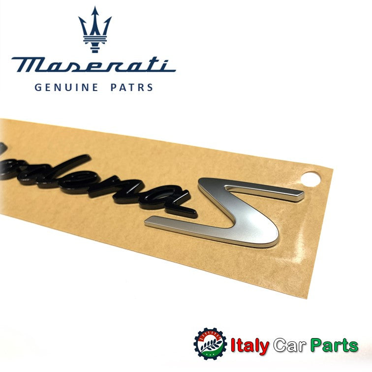 Modena S サイド エンブレム 2個セット マセラティ 純正 Maserati レヴァンテ ギブリ クアトロポルテ グレカーレ Levante