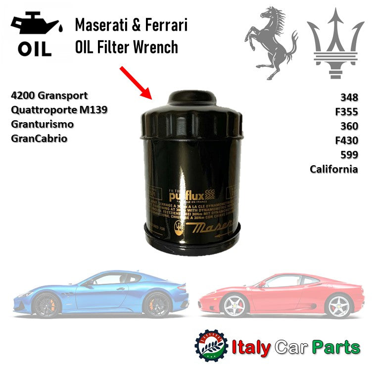オイルフィルターレンチ マセラティ フェラーリ クアトロポルテ グラントゥーリズモ F430 360モデナ 599 F355 348 4200