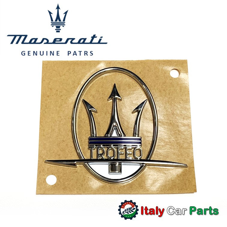トロフェオ エンブレム 左右セット マセラティ 純正 レヴァンテ ギブリ クアトロポルテ Maserati Levante Ghibli サイド ピラー