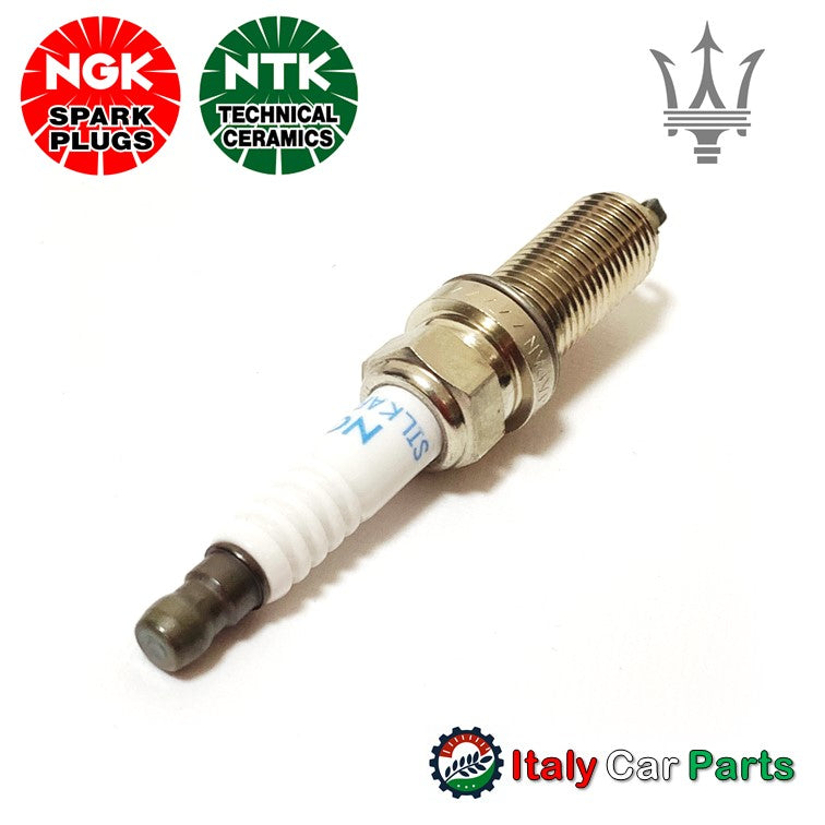 マセラティ スパークプラグ 8本セット クアトロポルテ ギブリ レヴァンテ V8 3.8L 純正 OEM NGK Maserati Quattroporte Levante Ghibli
