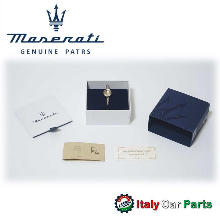 マセラティ純正 ブートニエール ジャケット ボタン ピニンファリーナ セーニョ ギブリ レヴァンテ グラントゥーリズモ 4200 パラジウム