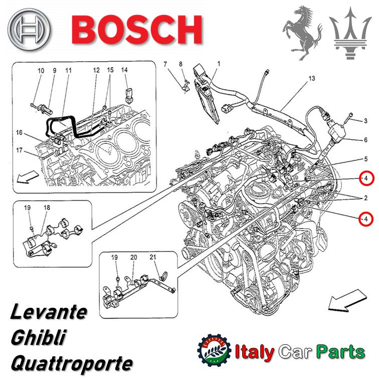 カムシャフトポジション フェーズ センサー 458 488 F12 クアトロポルテ ギブリ フェラーリ マセラティ Ferrari Maserati
