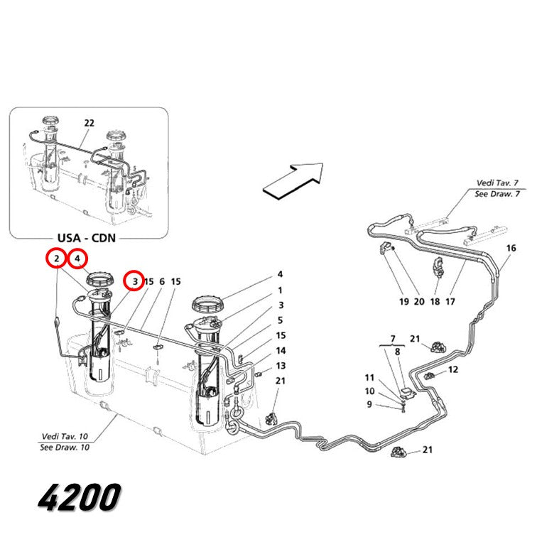 燃料ポンプ / フューエルポンプ フェラーリ マセラティ 純正OEM Bosch 599/612/4200 181204