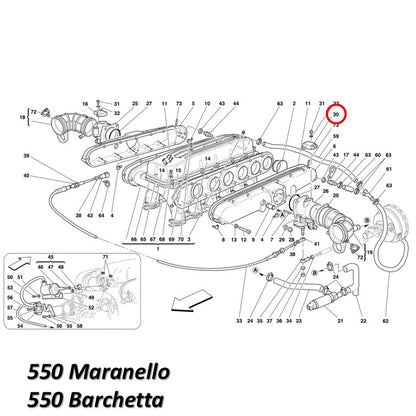スロットルポジションセンサー フェラーリ 348 F355 456 550 512TR 512M BOSCH Ferrari