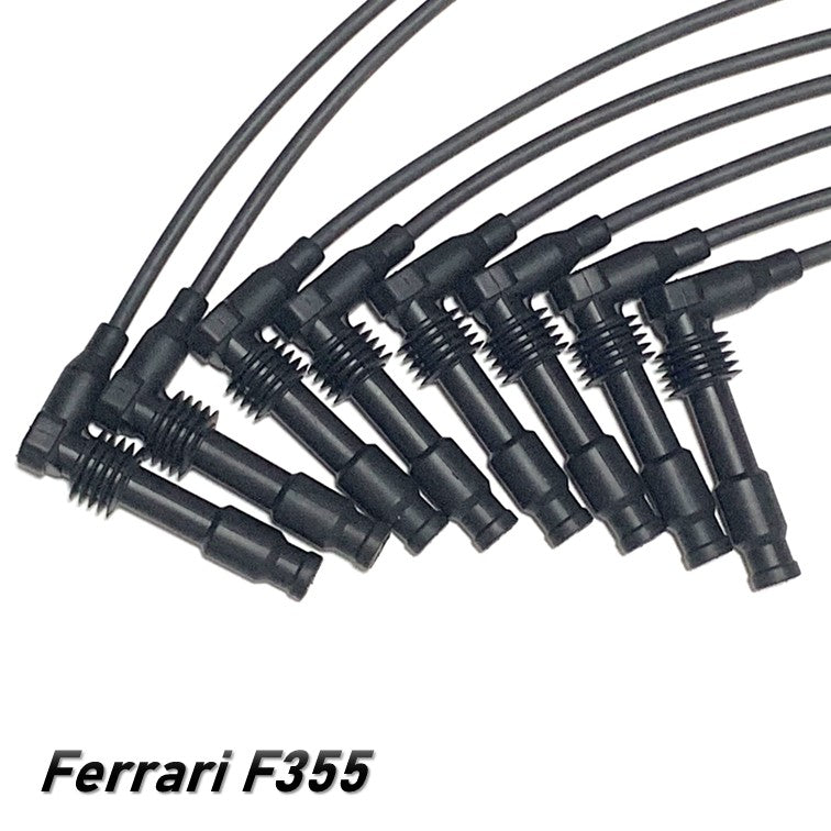 プラグコード セット F355 イグニッション ケーブル キャップ フェラーリ BK