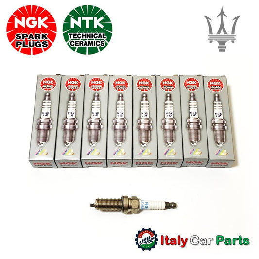 マセラティ スパークプラグ 8本セット クアトロポルテ ギブリ レヴァンテ V8 3.8L 純正 OEM NGK Maserati Quattroporte Levante Ghibli