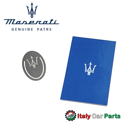 マセラティ純正 ブックマーク しおり 読書 本 オーバル エンブレム トライデント