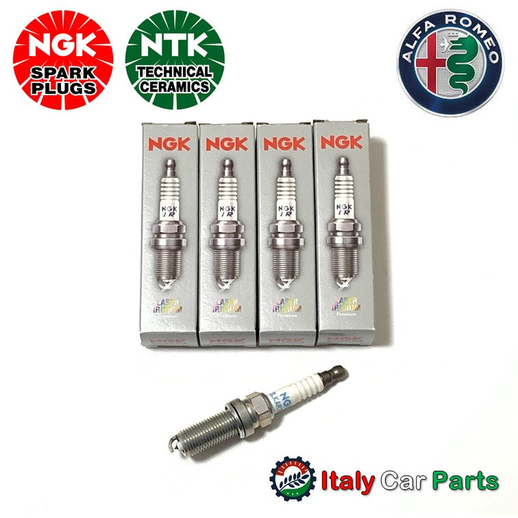 アルファロメオ スパークプラグ 4本セット 4C ジュリエッタ クアドリフォリオ NGK Alfa Romeo 純正OEM