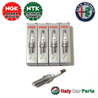 アルファロメオ スパークプラグ 4本セット 4C ジュリエッタ クアドリフォリオ NGK Alfa Romeo 純正OEM