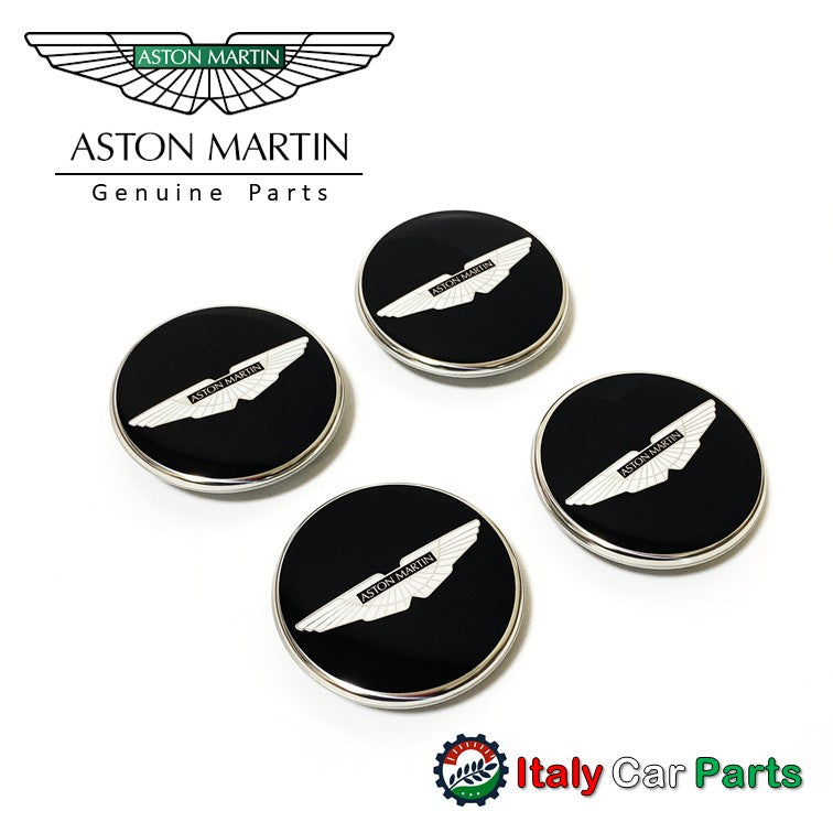 アストンマーティン ホイール センターキャップ Aston Martin ヴァンテージ ヴァンキッシュ DB7 DB9 DBS ヴィラージュ ブラックロゴ
