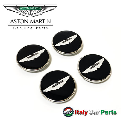 アストンマーティン ホイール センターキャップ Aston Martin ヴァンテージ ヴァンキッシュ DB7 DB9 DBS ヴィラージュ ブラックロゴ