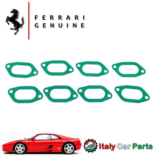 インテーク スロットル ガスケット F355 フェラーリ純正 8個 １台分セット Ferrari