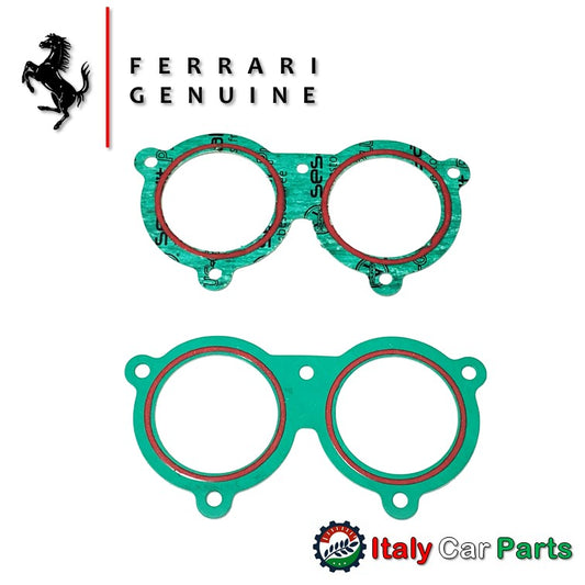 リアカバー ガスケット 左右セット 360 モデナ Modena フェラーリ 純正 Ferrari エンジン ヘッド カム オイル漏れ 修理