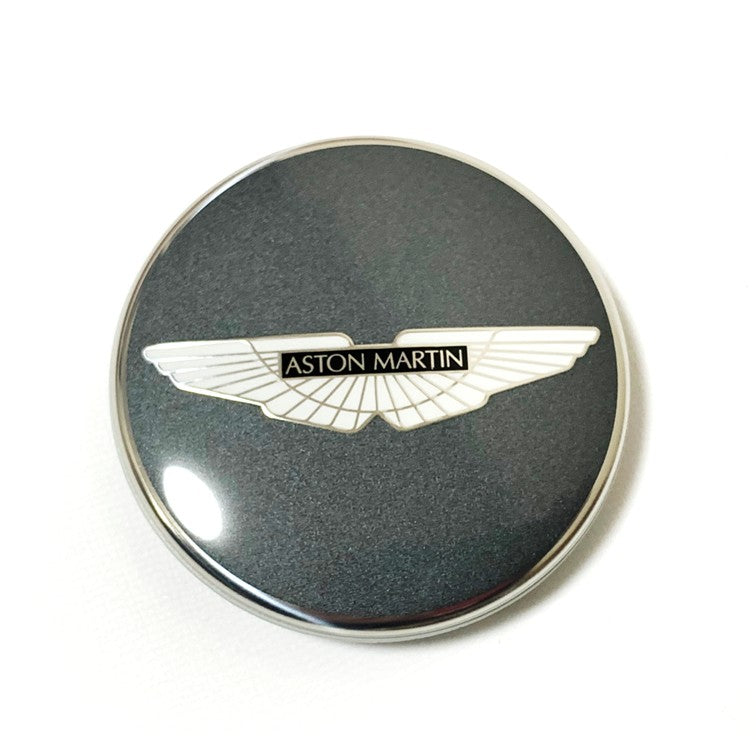 アストンマーティン ホイール センターキャップ Aston Martin ヴァンテージ ラピード ヴァンキッシュ DB9 DBS ヴィラージュ グレー ブラックロゴ