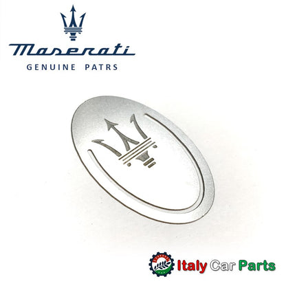 マセラティ純正 ブックマーク しおり 読書 本 オーバル エンブレム トライデント