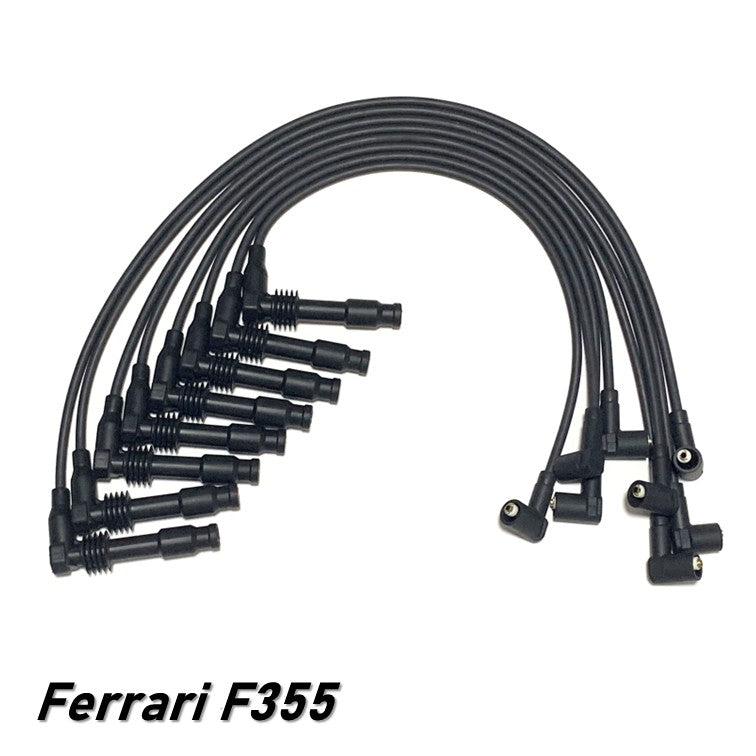 プラグコード セット F355 イグニッション ケーブル キャップ フェラーリ BK