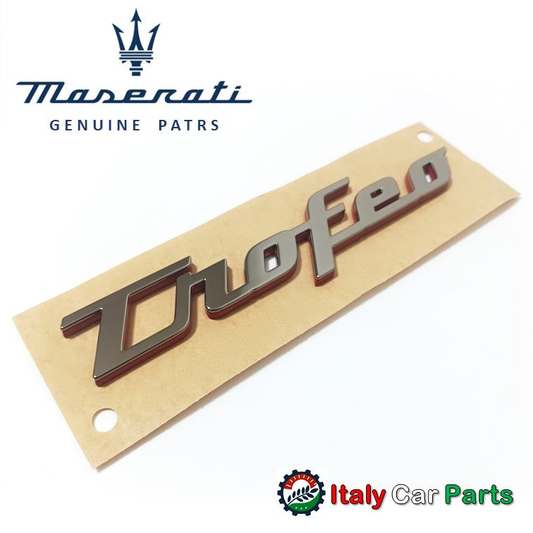 トロフェオエンブレム マセラティ純正 レヴァンテ クアトロポルテ ギブリ Maserati Levante Quattroporte Ghibli サイドエンブレム