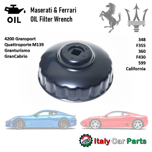 オイルフィルターレンチ マセラティ フェラーリ クアトロポルテ グラントゥーリズモ F430 360モデナ 599 F355 348 4200