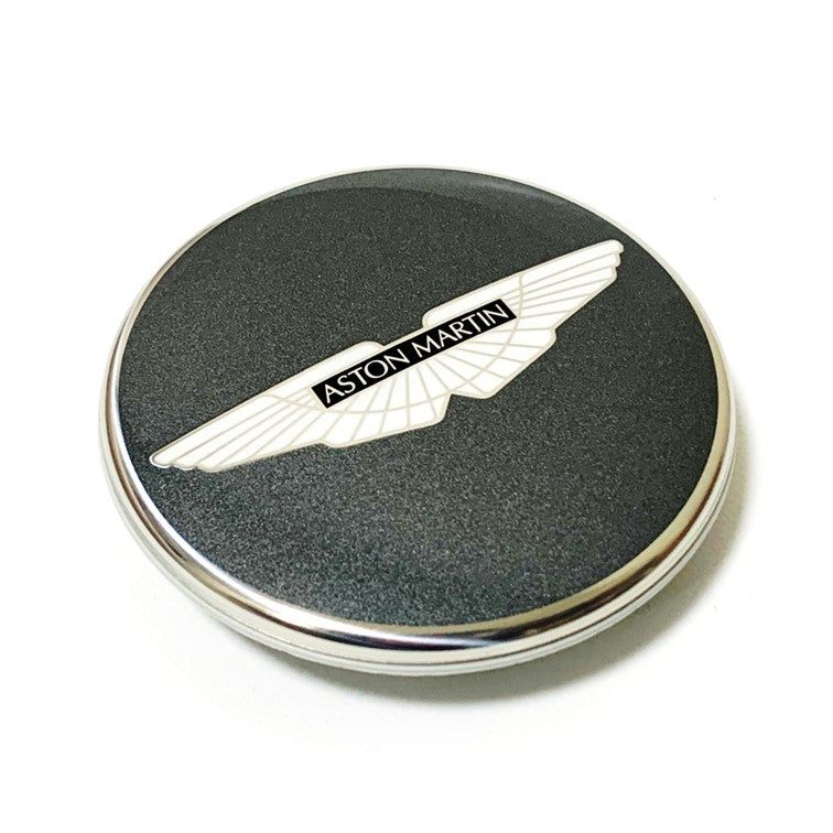 アストンマーティン ホイール センターキャップ Aston Martin ヴァンテージ ラピード ヴァンキッシュ DB9 DBS ヴィラージュ グレー ブラックロゴ