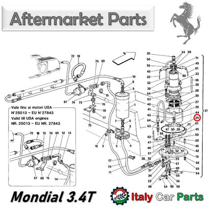 バイブレーションパッド フューエルポンプ 348 355 456 512 550 Mondial 3.4T フェラーリ 燃料 Ferrari