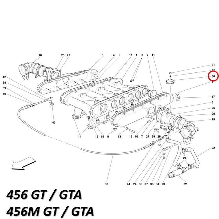 スロットルポジションセンサー フェラーリ 348 F355 456 550 512 マニエッティマレリ製 Magneti Marelli