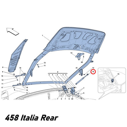 フード ダンパー 458 Italia イタリア 純正OEM Stabilus フェラーリ Ferrari ２本セット リアゲート ボンネット