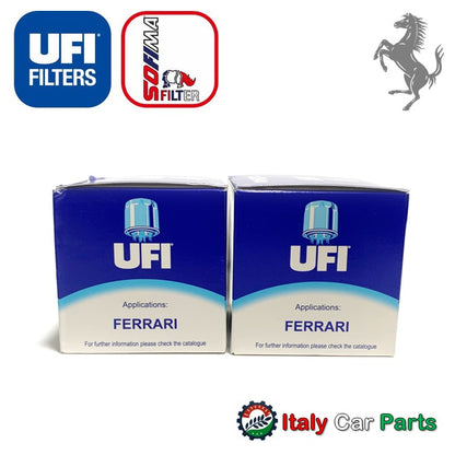 オイルフィルター エレメント 456 550 575 612 フェラーリ OEM UFI ２個セット Ferrari スカリエッティ マラネロ