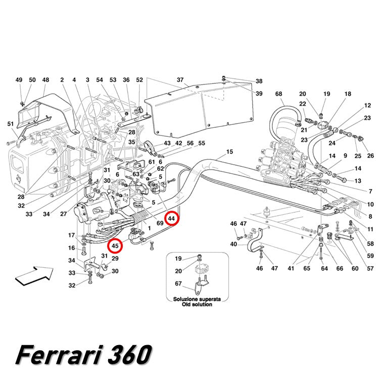 F1 シフトポジションセンサー カップリング フェラーリ 360 181325