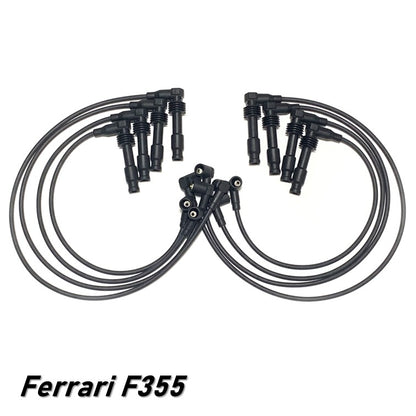 プラグコード セット F355 イグニッション ケーブル キャップ フェラーリ BK