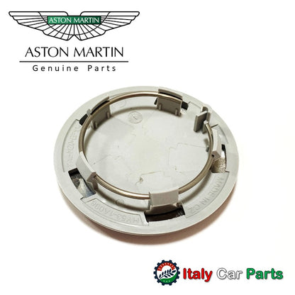 アストンマーティン ホイール センターキャップ Aston Martin ヴァンテージ ラピード ヴァンキッシュ DB9 DBS シルバー x グリーンロゴ