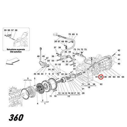 クランク アングル センサー 回転スピード フェラーリ マセラティ 360 F430 4200 純正OEM Bosch Maserati Ferrari