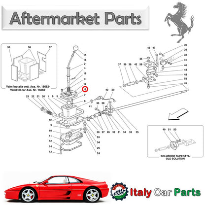 シフトゲート ガスケット スペーサー F355 フェラーリ マニュアル MT Ferrari トランスミッション