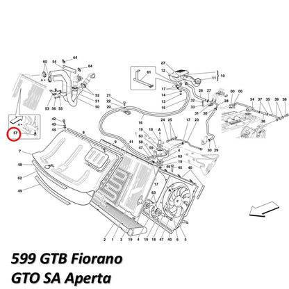 テンパレッチャーセンサー テンプ フェラーリ 360 430 458 488 575 599 612 812 California Enzo F12 F8 FF GTC4 La Ferrari