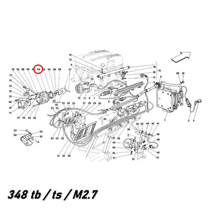 カムカバー ヘッドカバー ガスケット シールセット フェラーリ Ferrari 348