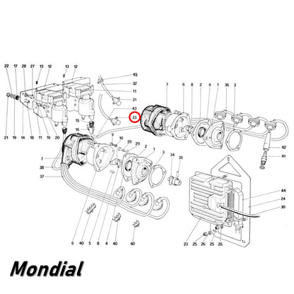 クランク アングル センサー テスタロッサ 328 モンディアル 回転スピード フェラーリ マセラティ Maserati Ferrari