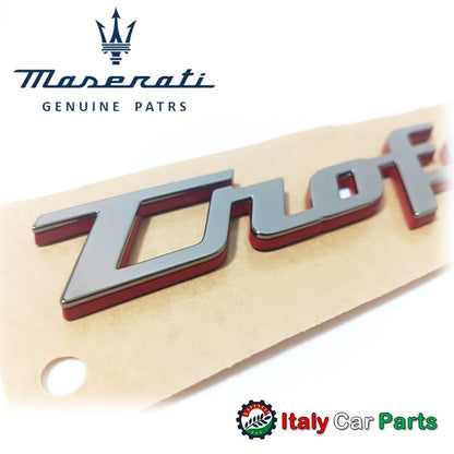 トロフェオエンブレム マセラティ純正 レヴァンテ クアトロポルテ ギブリ Maserati Levante Quattroporte Ghibli サイドエンブレム