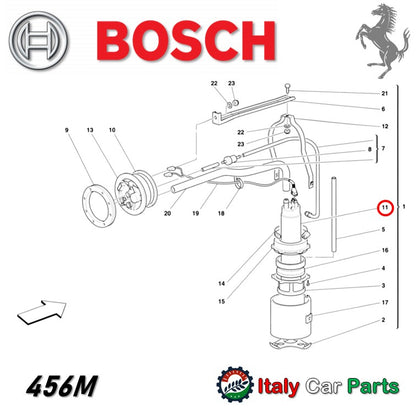 フューエル ポンプ 456M 550 マラネロ バルケッタ フェラーリ 燃料ポンプ Ferrari Bosch