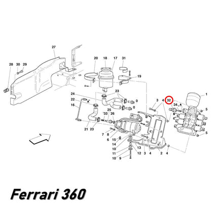 プレッシャーセンサー F1ユニット フェラーリ 360/430/575/599/612 Magneti Marelli 190662