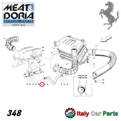 アイドルバルブ アイドリング アクチュエーター 348 456 512 550 M2.7 フェラーリ Ferrari インテーク