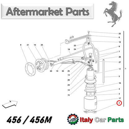 バイブレーションパッド フューエルポンプ 348 355 456 512 550 Mondial 3.4T フェラーリ 燃料 Ferrari