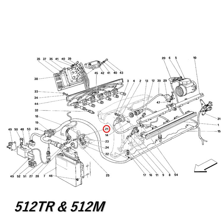 クランク スピードセンサー 348 512TR 512M Magnei Marelli フェラーリ マニエッティマレリ