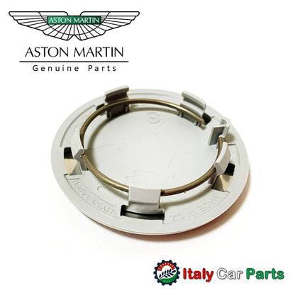 アストンマーティン ホイール センターキャップ Aston Martin ヴァンテージ ラピード ヴァンキッシュ DB9 DBS ヴィラージュ シルバー ブラックロゴ