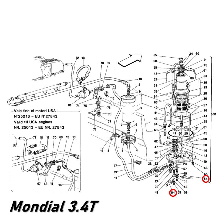 ケーブルカバー 2個セット フューエルポンプ 348 355 Mondial 3.4T フェラーリ 純正 燃料 Ferrari