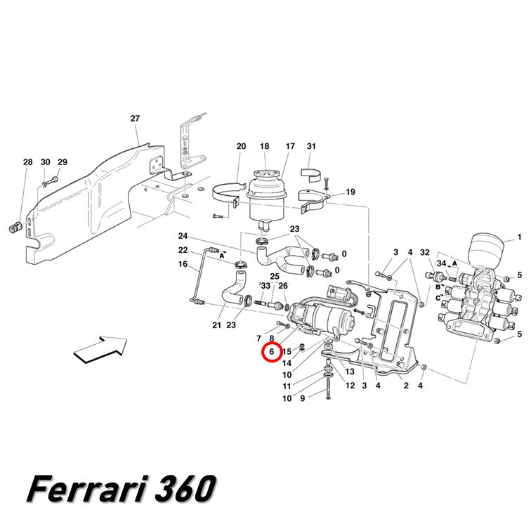 F1ポンプ フェラーリ 360 / 360モデナ 360 430 575 612 4200 Quattroporte マニエッティマレリ マセラティ Ferrari Maserati