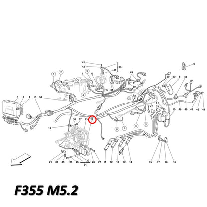Bosch製 クランクセンサー F355 回転スピードセンサー フェラーリ純正OEM